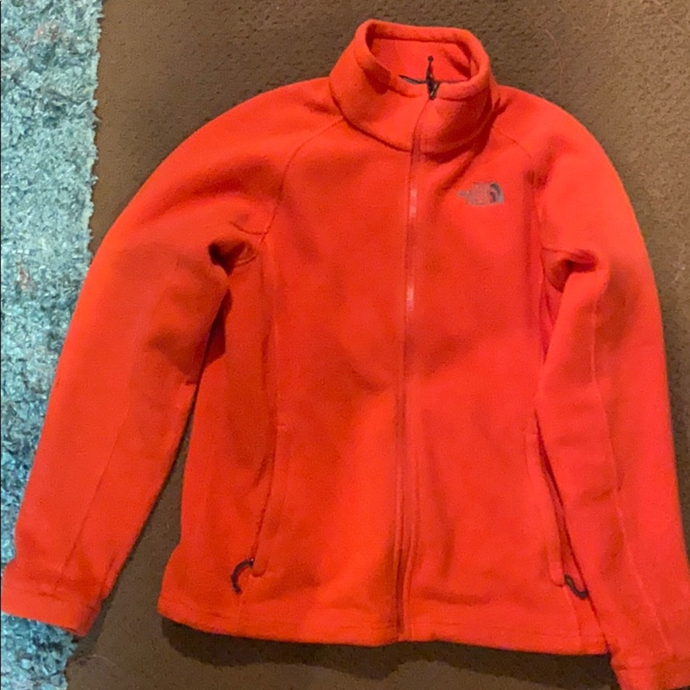 Coral North Face Jacket